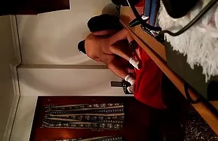 XXX Kiêm trên kính bạn gái sau khi hoang dã